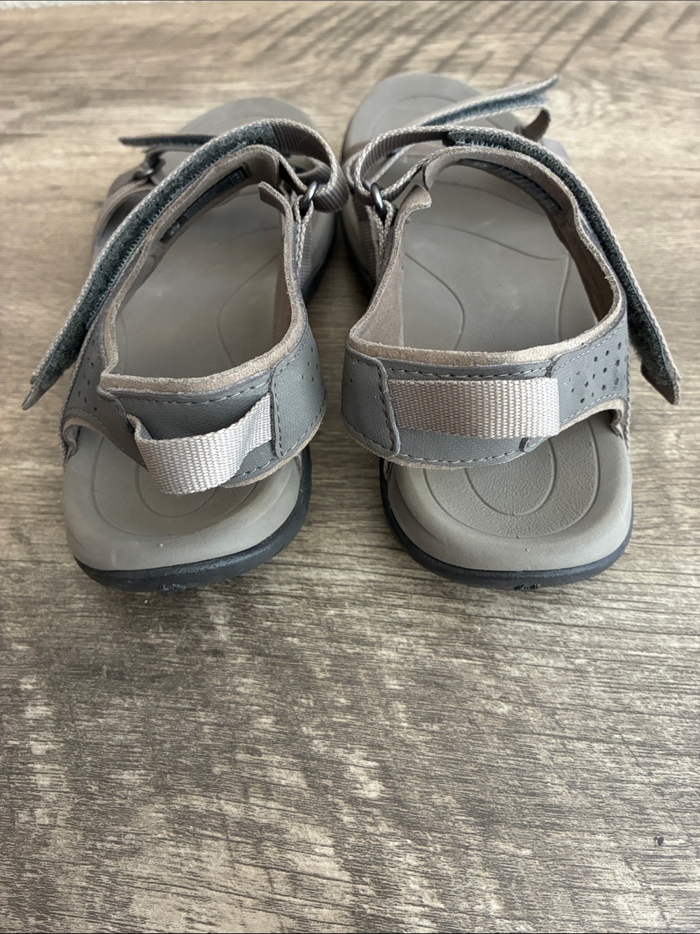 Teva Taupe Outdoor Strappy Sandals - Picture 9 of 15